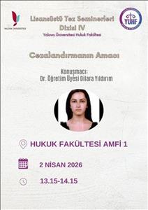 Lisansüstü Tez Seminerleri IV